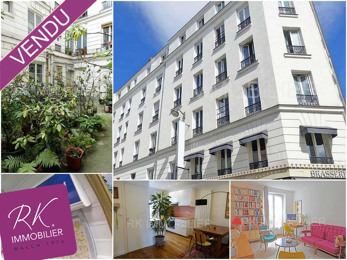 site vendu exclusivit rk immobilier a vendre appartement f2 paris 75018